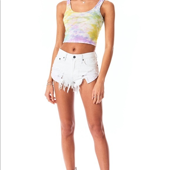 MOGAN CORNELIAN DENIM SHORT - Picture 3 of 6